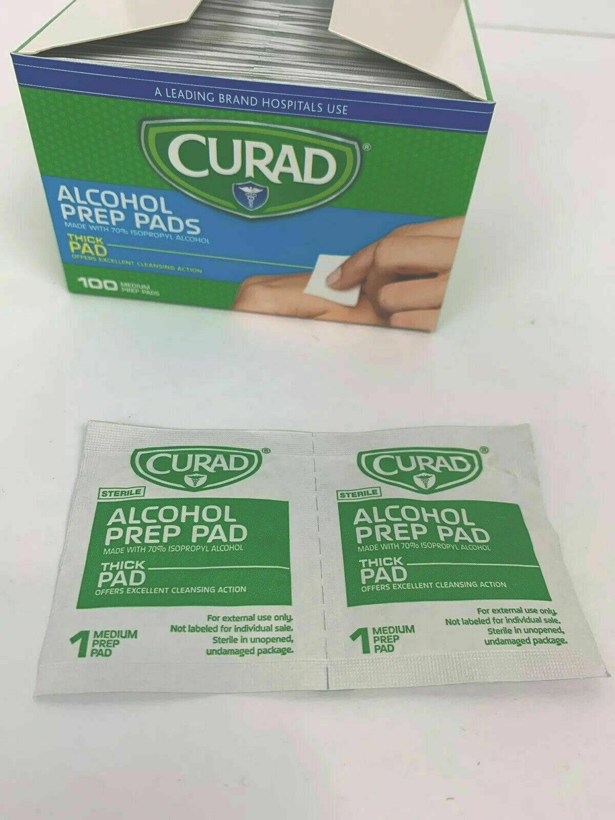 CURAD Alcohol Prep Pads - 100 Count