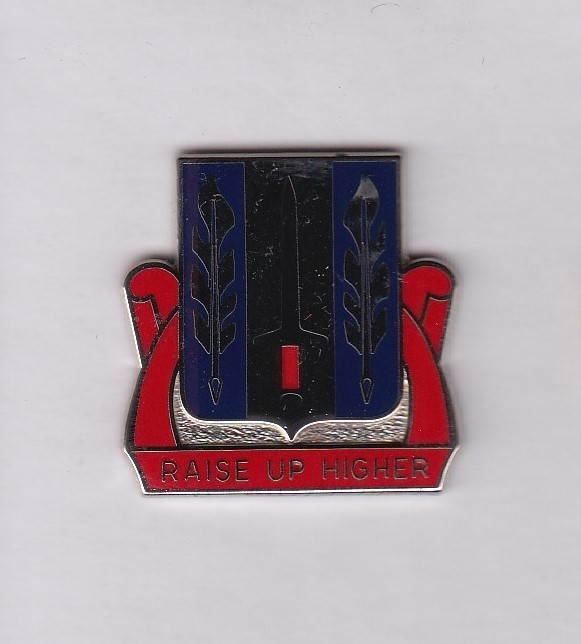 US Army 516th Personnel Services Battalion PSB crest DUI badge V-21