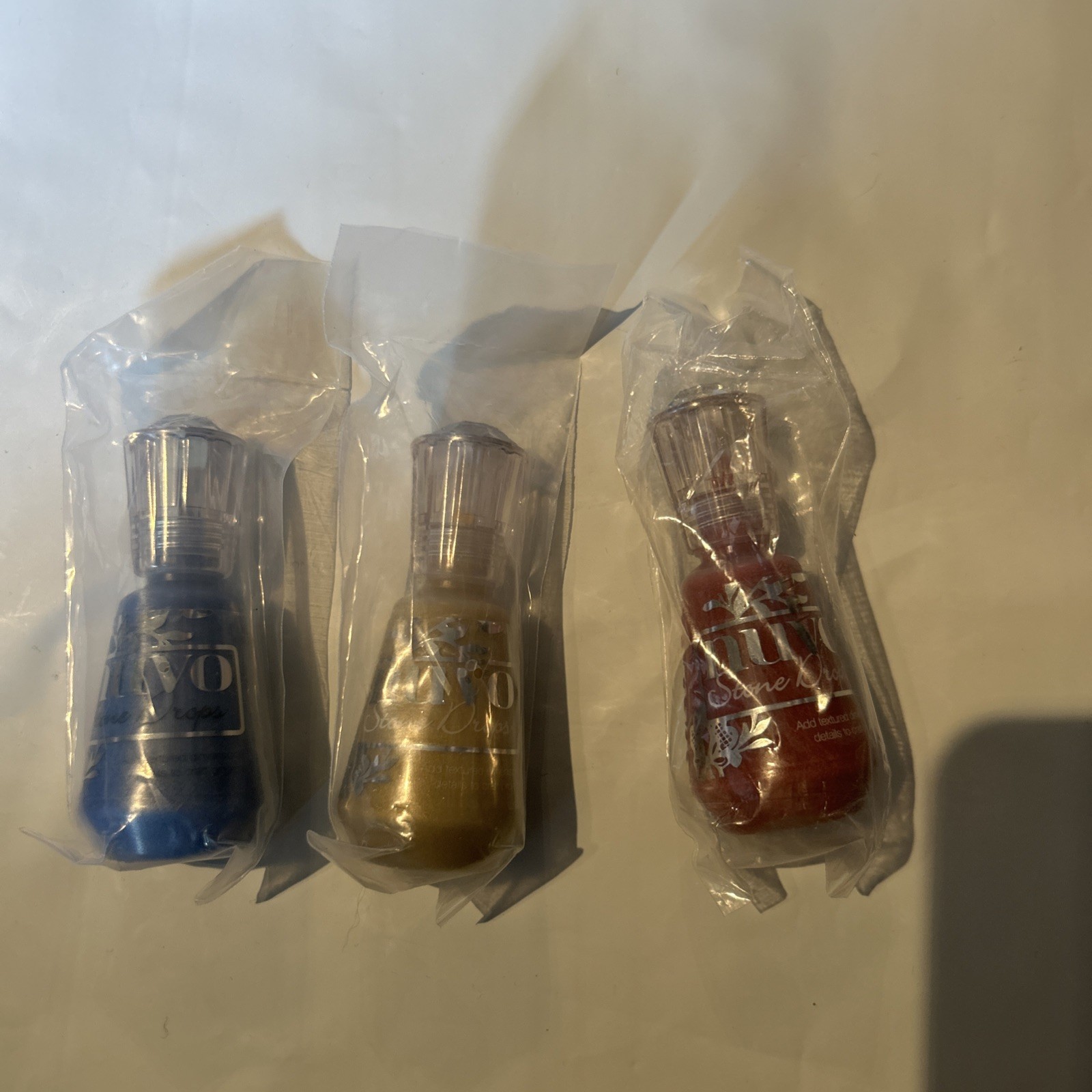 Nuvo Stone Drops 1 oz Each • Belgium Bluestone • Gold Rush • Fiery Volcano