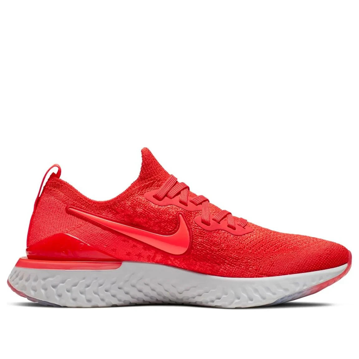 NIKE EPIC REACT  FLYKNIT 2 GS CHILI RED CRIMSON AQ3243-601 BOYS GIRLS Grade