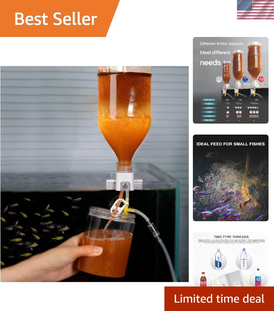 Compact Aquarium Brine Shrimp Hatchery - Easy DIY Kit for Indoor Fish Lovers