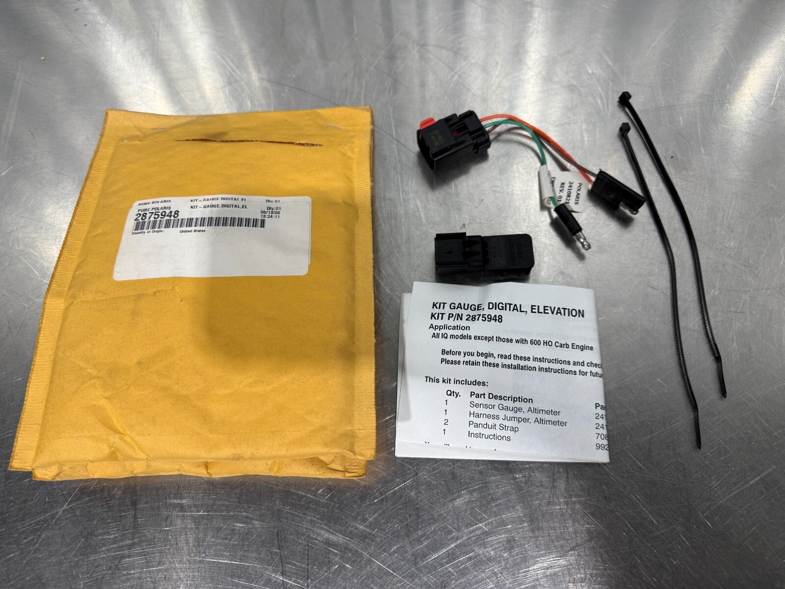 POLARIS DIGITAL ELEVATION GAUGE 2875948 2875125 t364