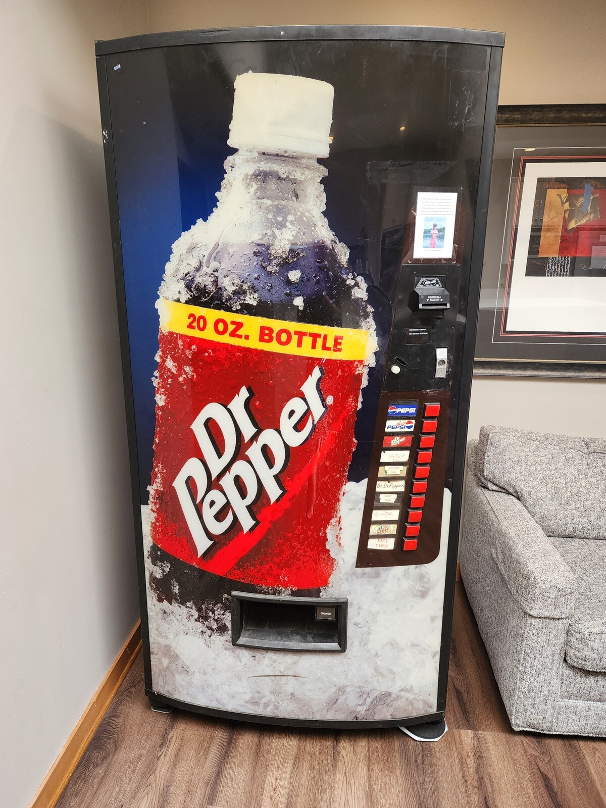 Pop machine