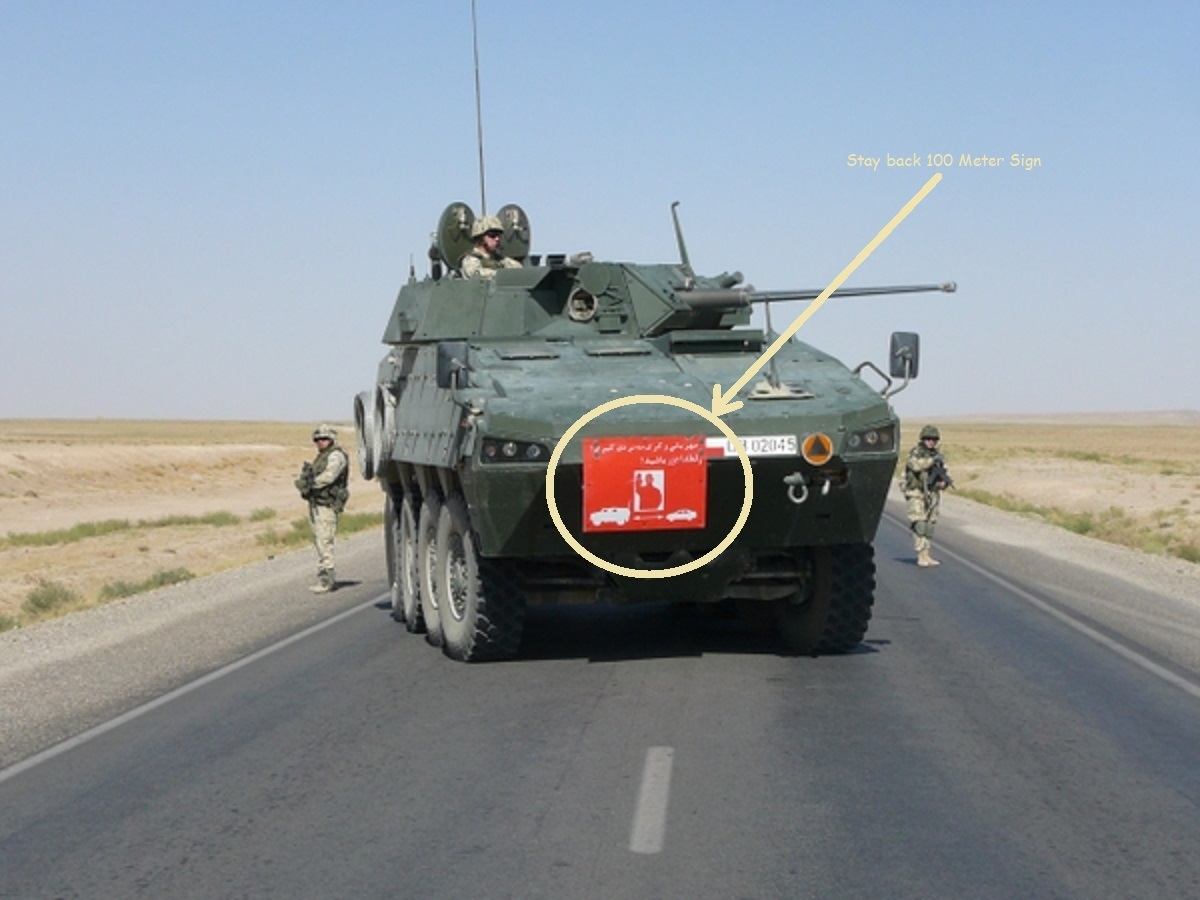 KANDAHAR​ WHACKER© ISAF NATO WAR TROPHY PATCH: Stay Back 100 Meter - Polish Army