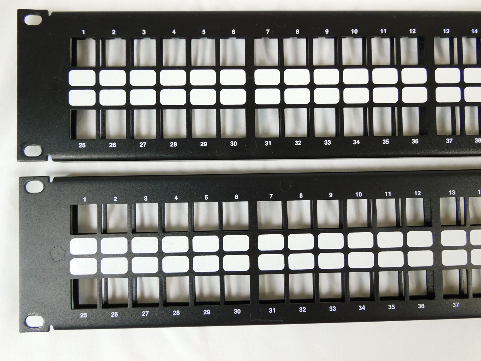 Leviton 48-Port QuickPort Patch Panel 2RU 49255-H48 - QUANTITY OF 2