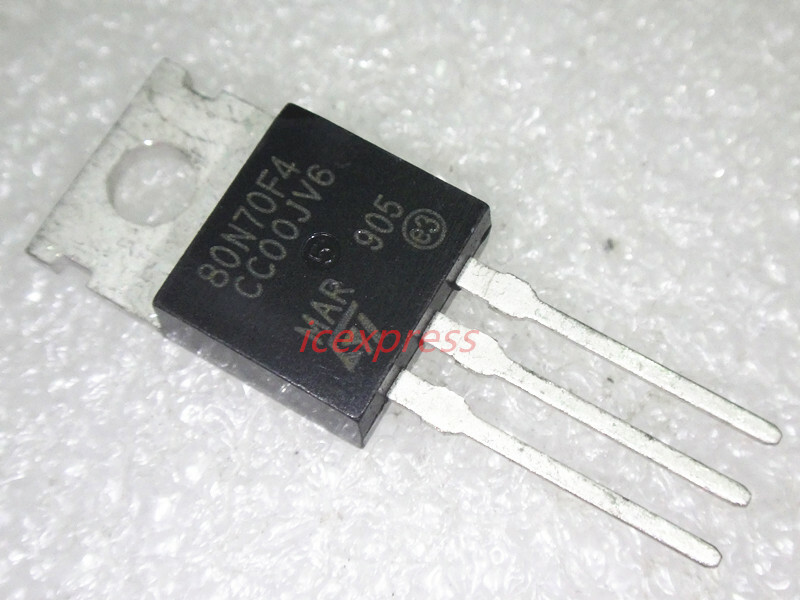 10PCS 80N70F4 STP80N70F4 TO-220
