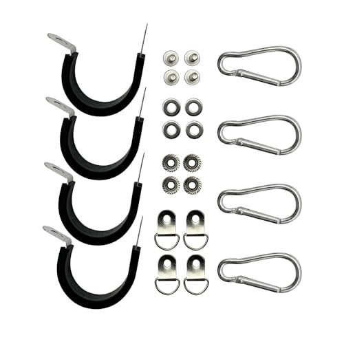4PCS Flag Mount for led Whip Lights,Whips and Rocks Lights, Fit Diameter 1.9cm