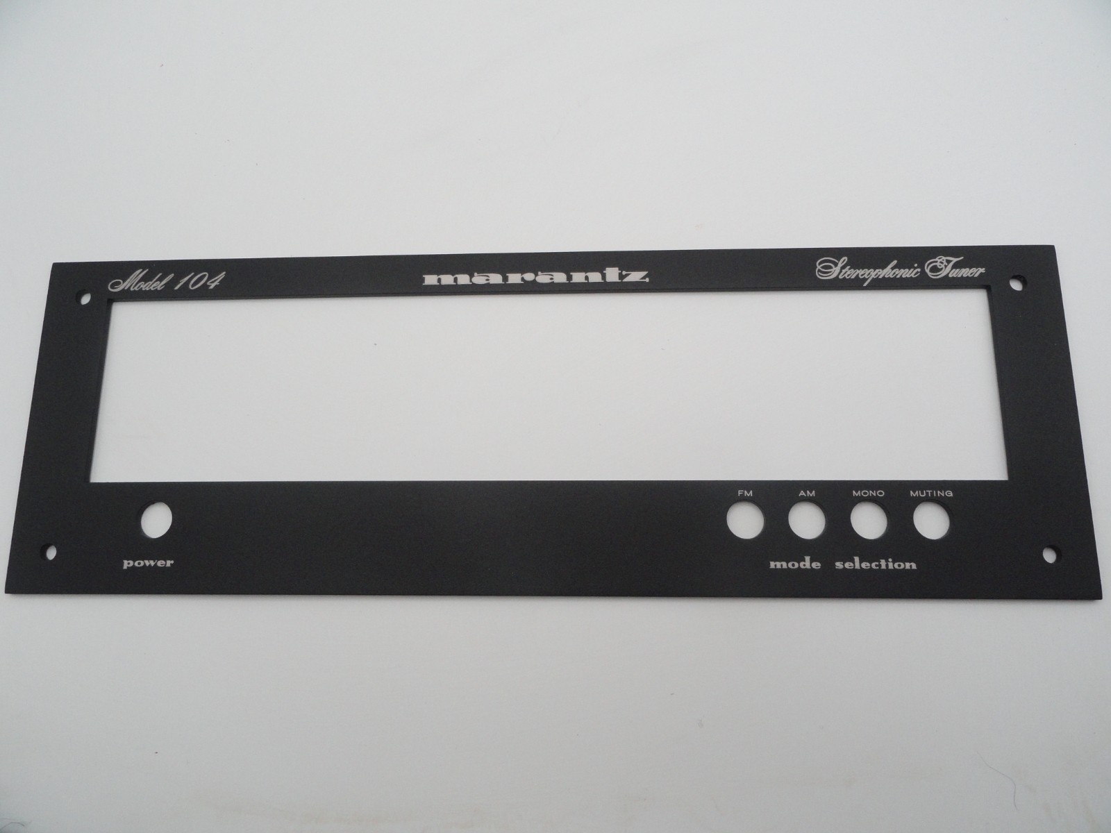 Marantz 104 tuner black faceplate engraved new