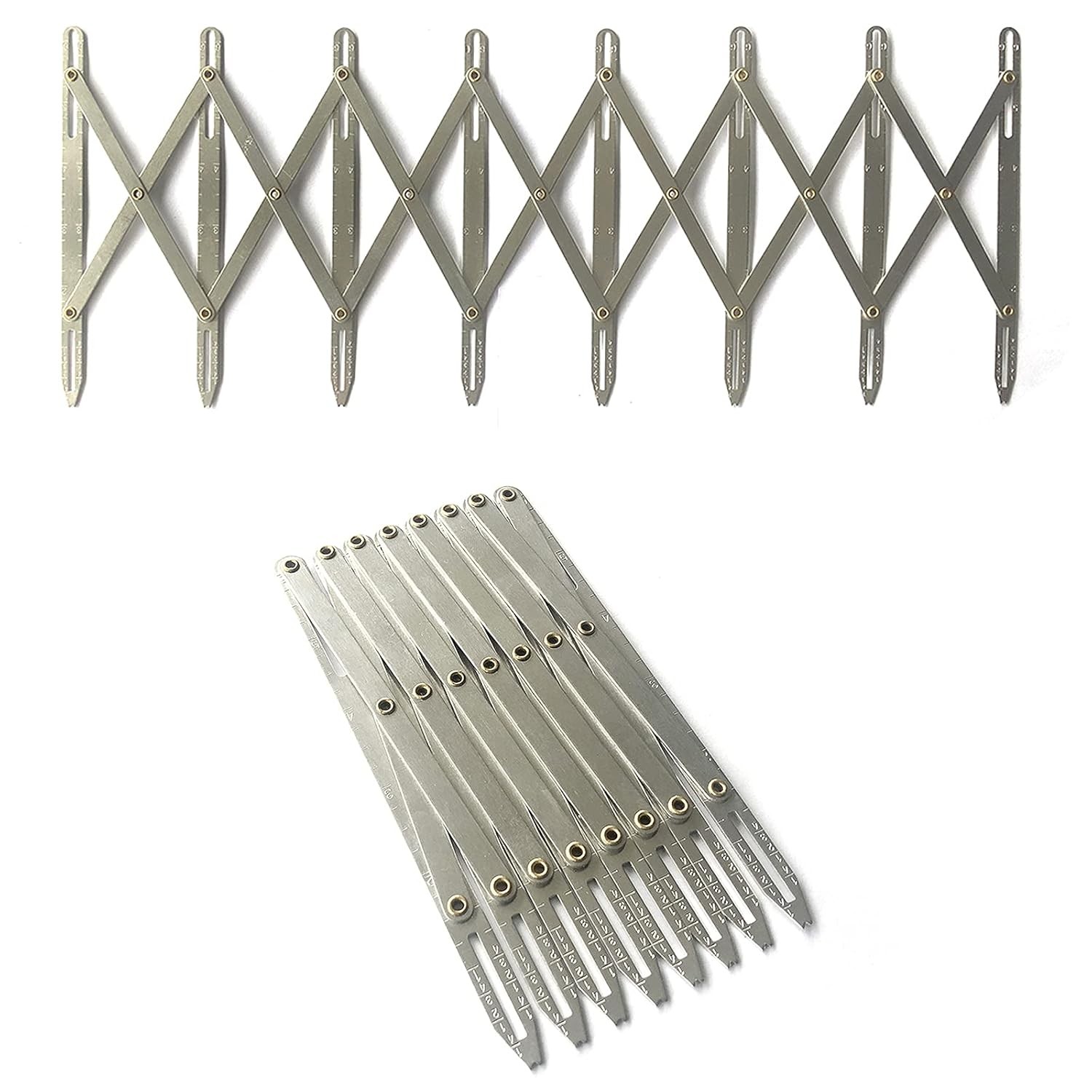 Aluminum Expanding Sewing Gauge Button Guide Spacing Device for Silver