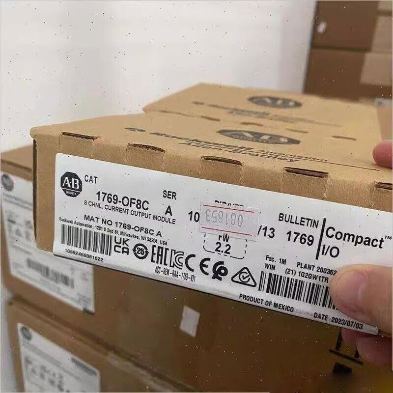 New with Unopened box AB 1769-OF8C SER A CompactLogix 8-Channel Analog Module US