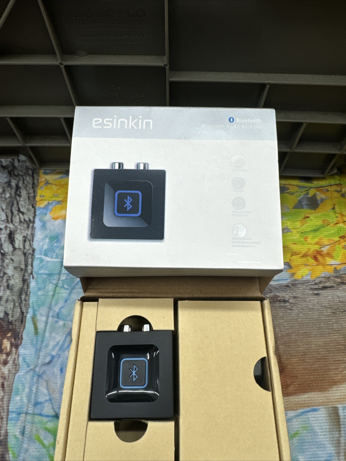 Bluetooth Audio Adapter for Music Streaming Sound System, Esinkin Wireless Audio