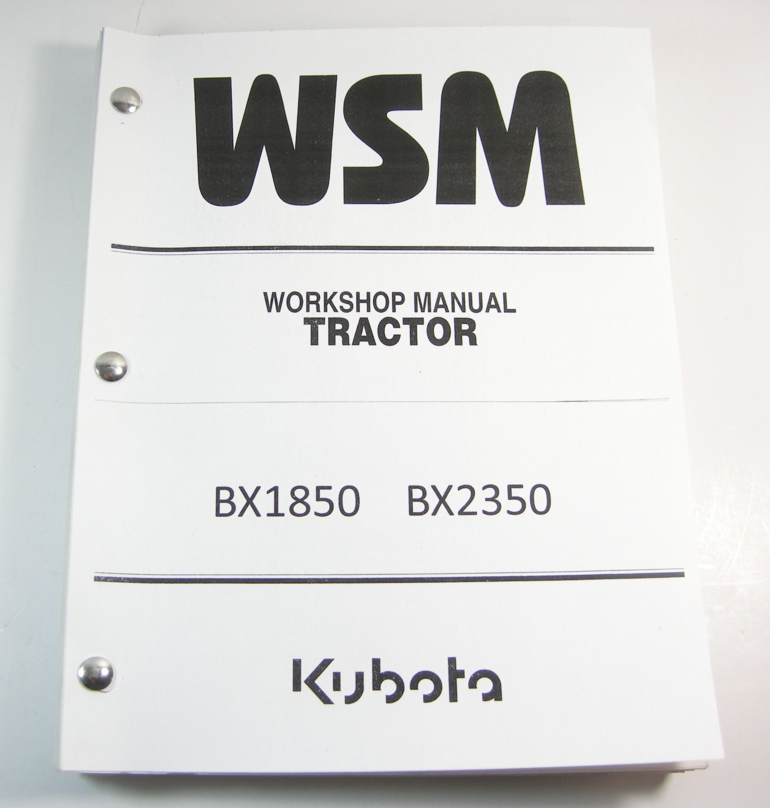 Original Kubota BX1850 BX2350 Diesel Tractor Workshop Service Shop Repair Manual