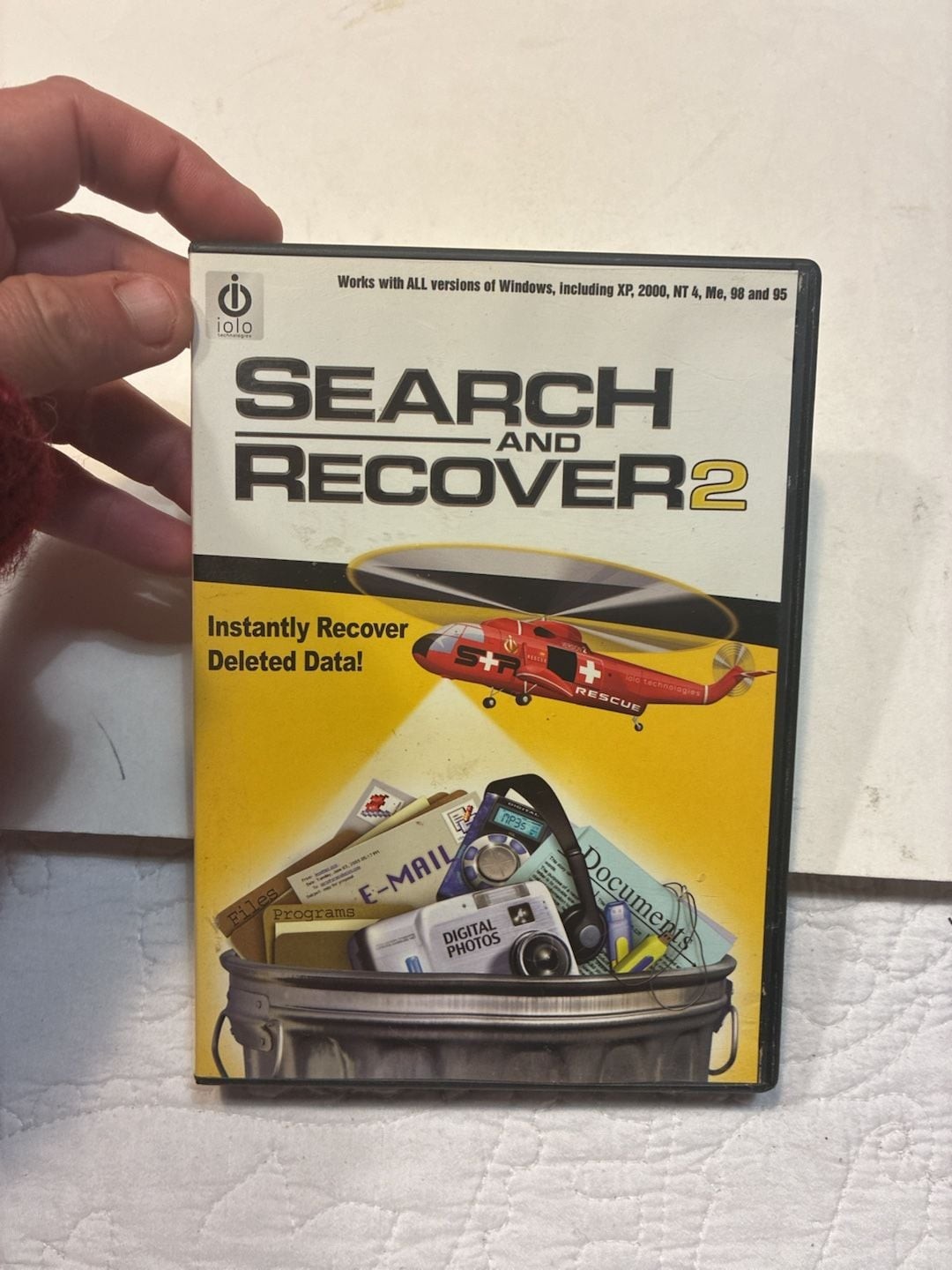 iolo technologies Search and Recover 2 Data Recovery Software PC CD-ROM