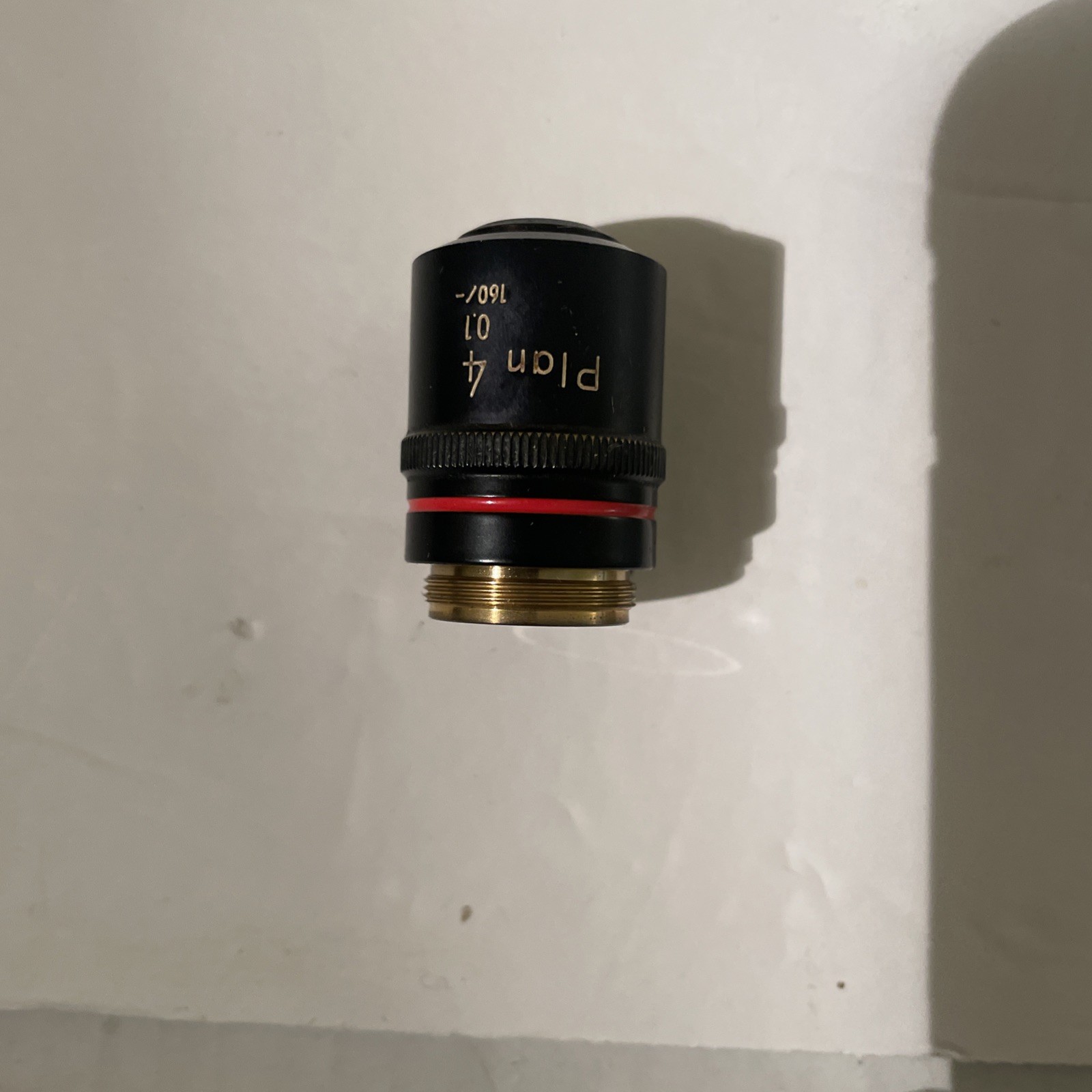 Nikon Plan 4X/0.1 Microscope Objective Lens 160mm