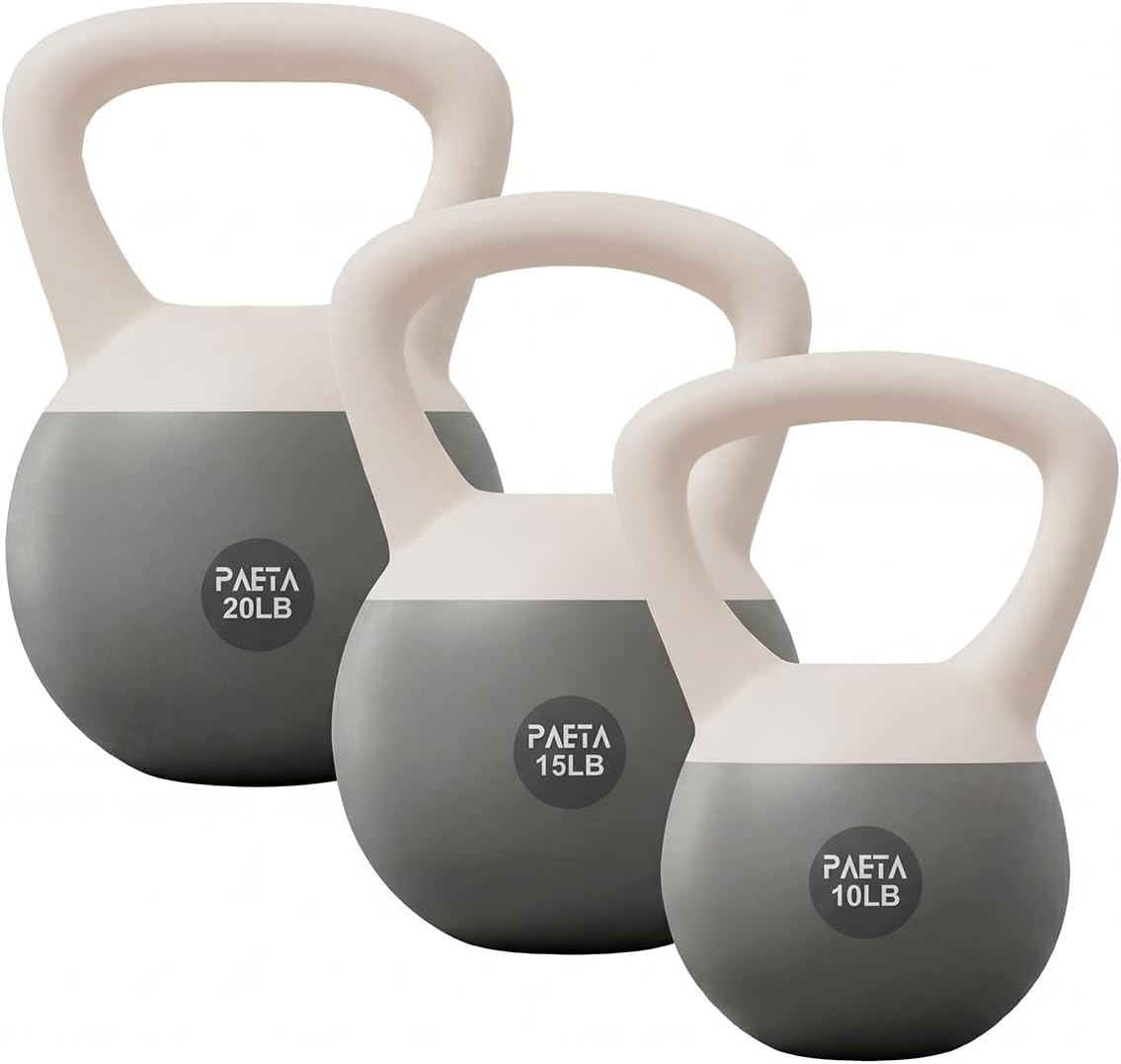 Soft Kettlebell for Home Fitness – Anti-Slip Grip & Wide Handle Design,Soft Kett