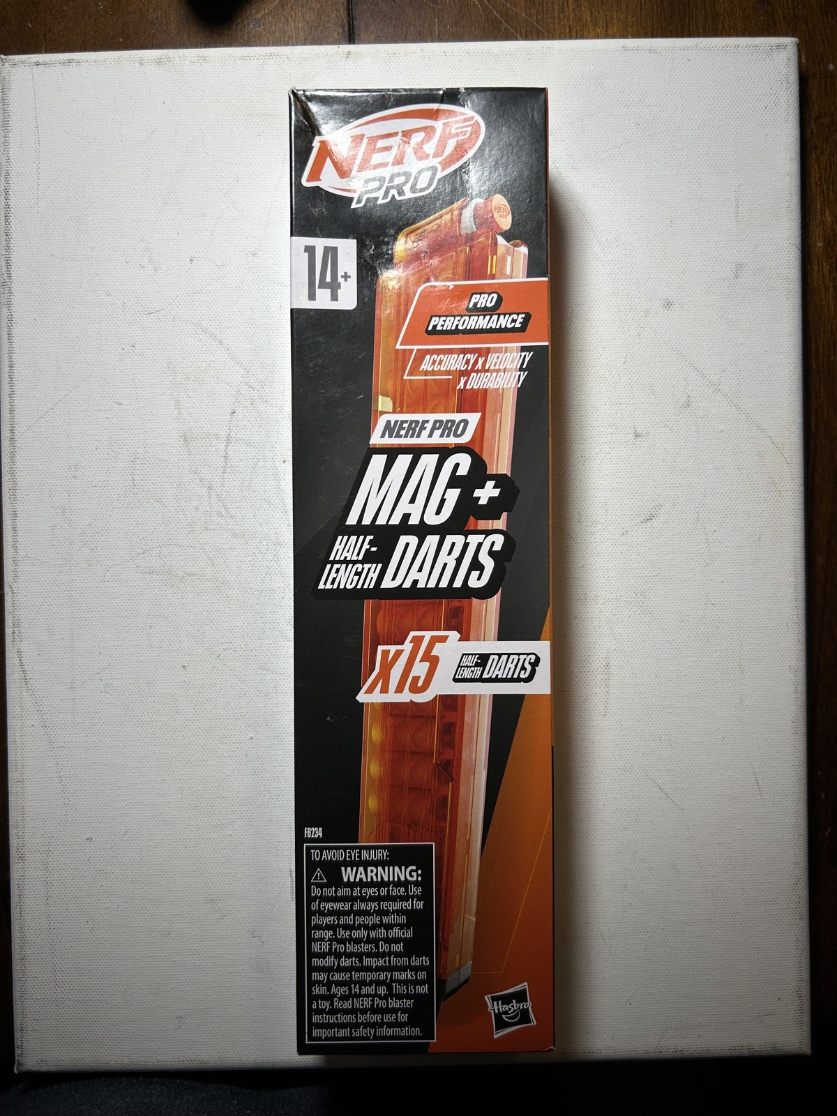 Nerf Pro Mag + Half-Length Darts 15-Round Magazine w/ 15 Darts – New Sealed
