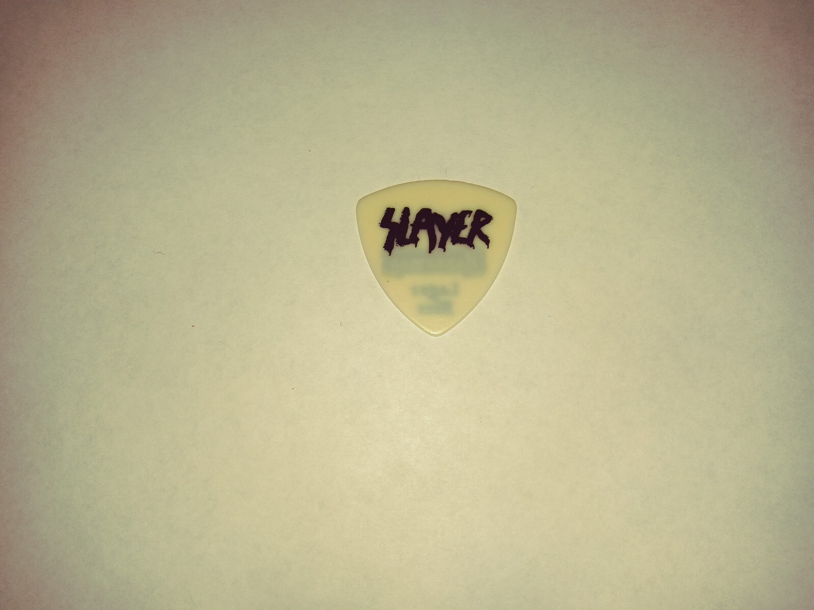 SLAYER Logo & Jeff Hanneman RaRe 200O's Concert Tour Stage Bass GUITAR PICK
