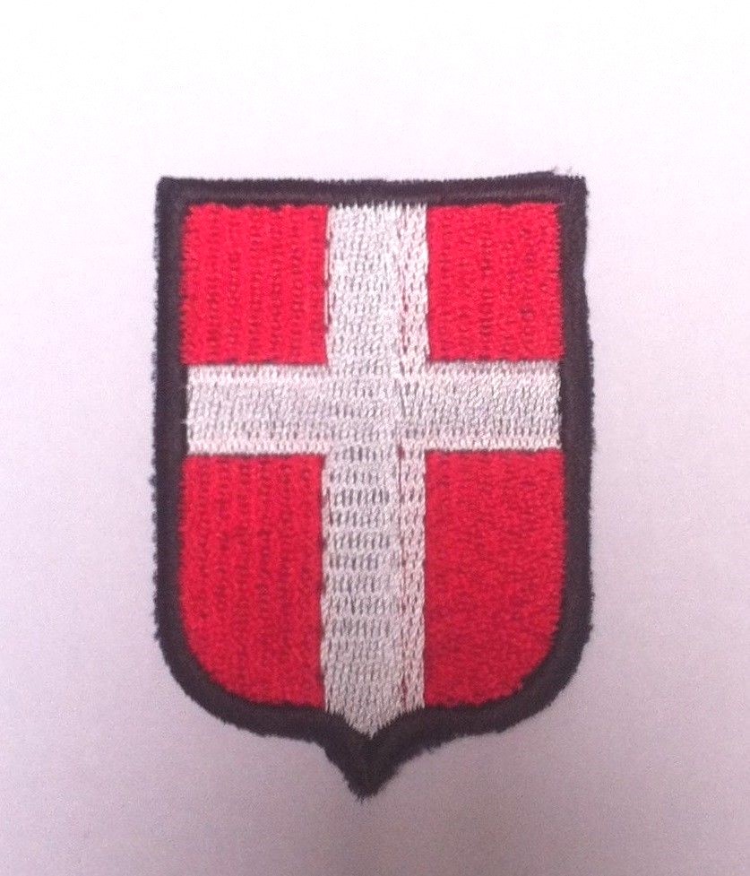 German Army DENMARK SLEEVE SHIELD insignia patch for sleeve