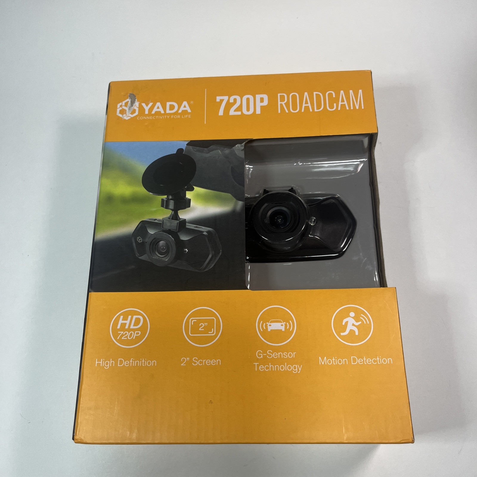 Yada Roadcam 720P Black Dash Camera 120 Degree Wide Angle Lens G-Sensor Auto New