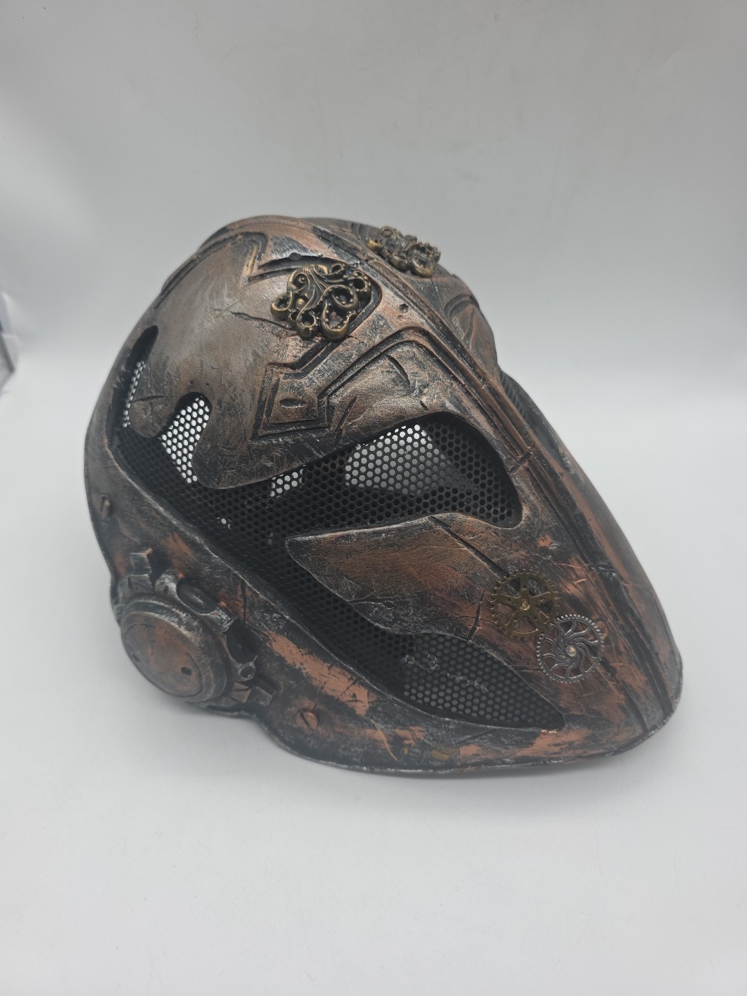 Gold Paintball Knights Full Face Protection Templar Mask