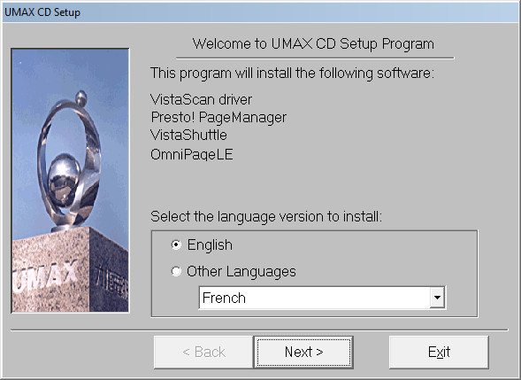 UMax Astra Scanner Drivers and Software Install CD-ROM Version 3.70 (2000)