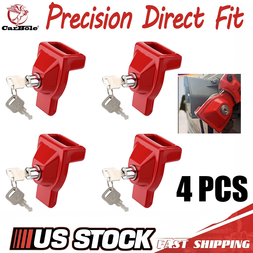4Pcs Glad Hand Locks-Iron Air Brake Security Locks For Trucks Tractor Trailers