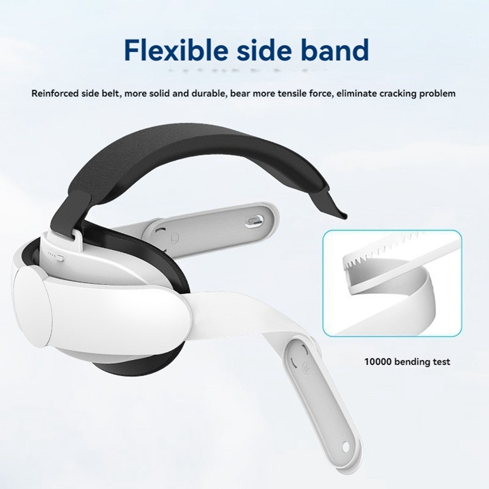 Adjustable Rechargeable Head Strap for 3S Replacement Headband Elite Strap7513