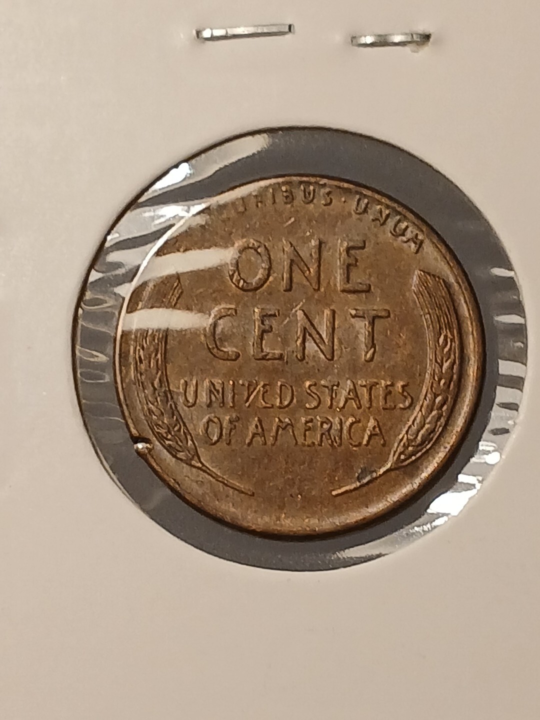1957 D WHEAT CENT ERRORS DIE CHIPS ON LIBERTY & 9,5 OF DATE