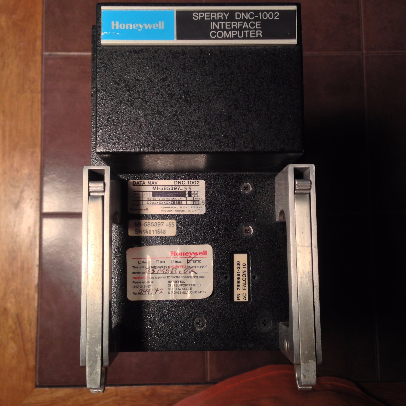 Honeywell Sperry DNC-1002 Data Nav Interface Computer, MI-585397-55, sn 94011648