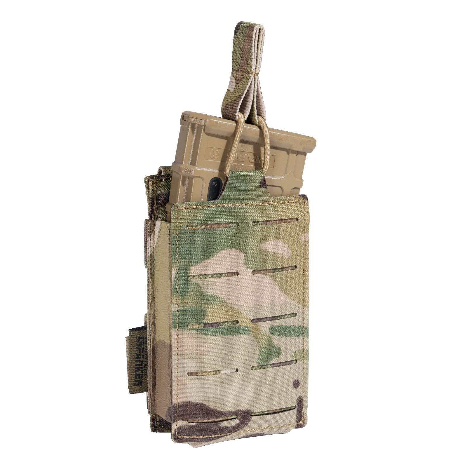 EXCELLENT ELITE SPANKER Tactical Mag Pouch Open-Top Single Single-Multicam
