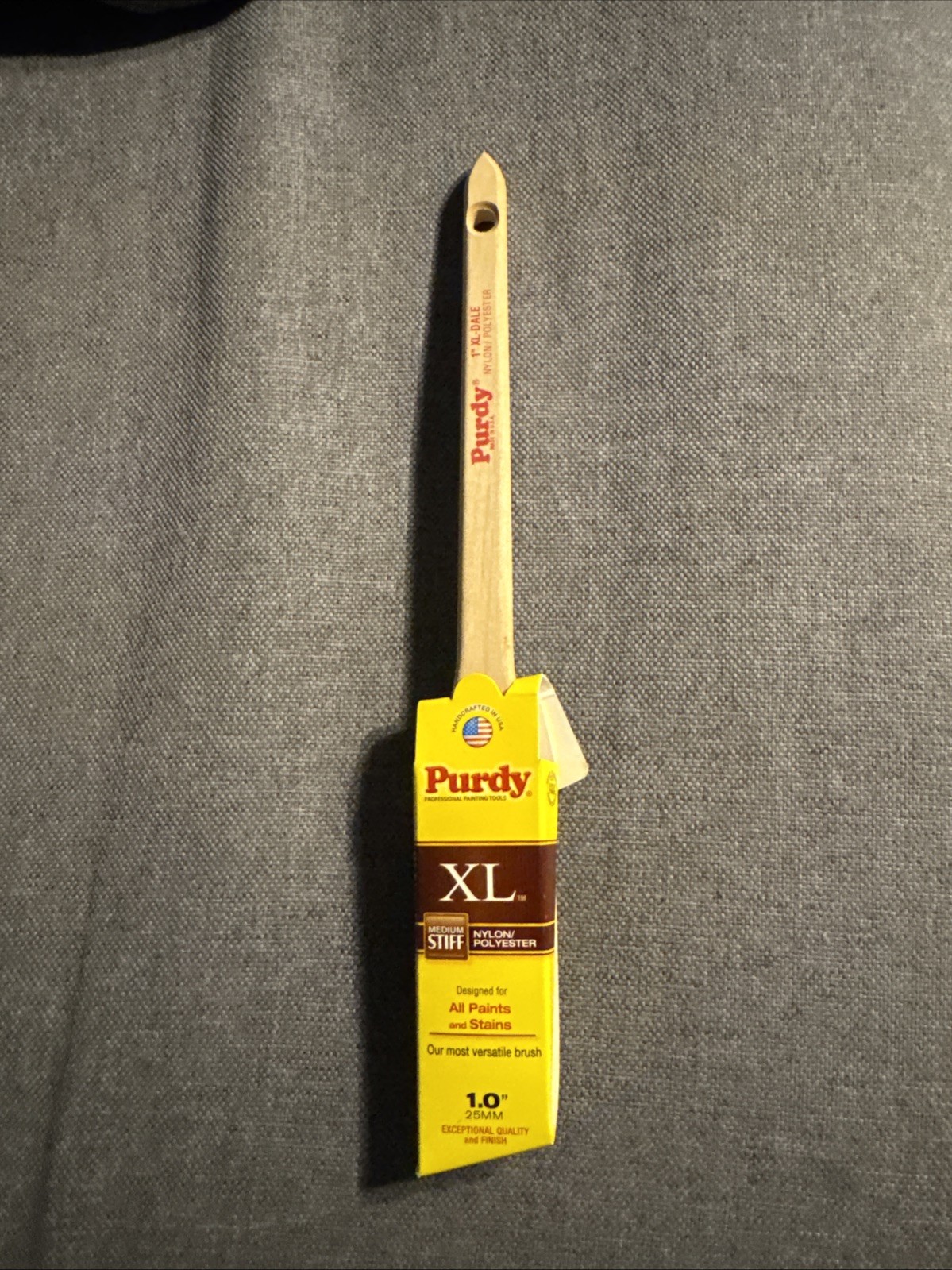 Purdy XL 1.0” 25MM Medium Stiff Nylon/ Polyester Paint Brush Made In USA *NEW*