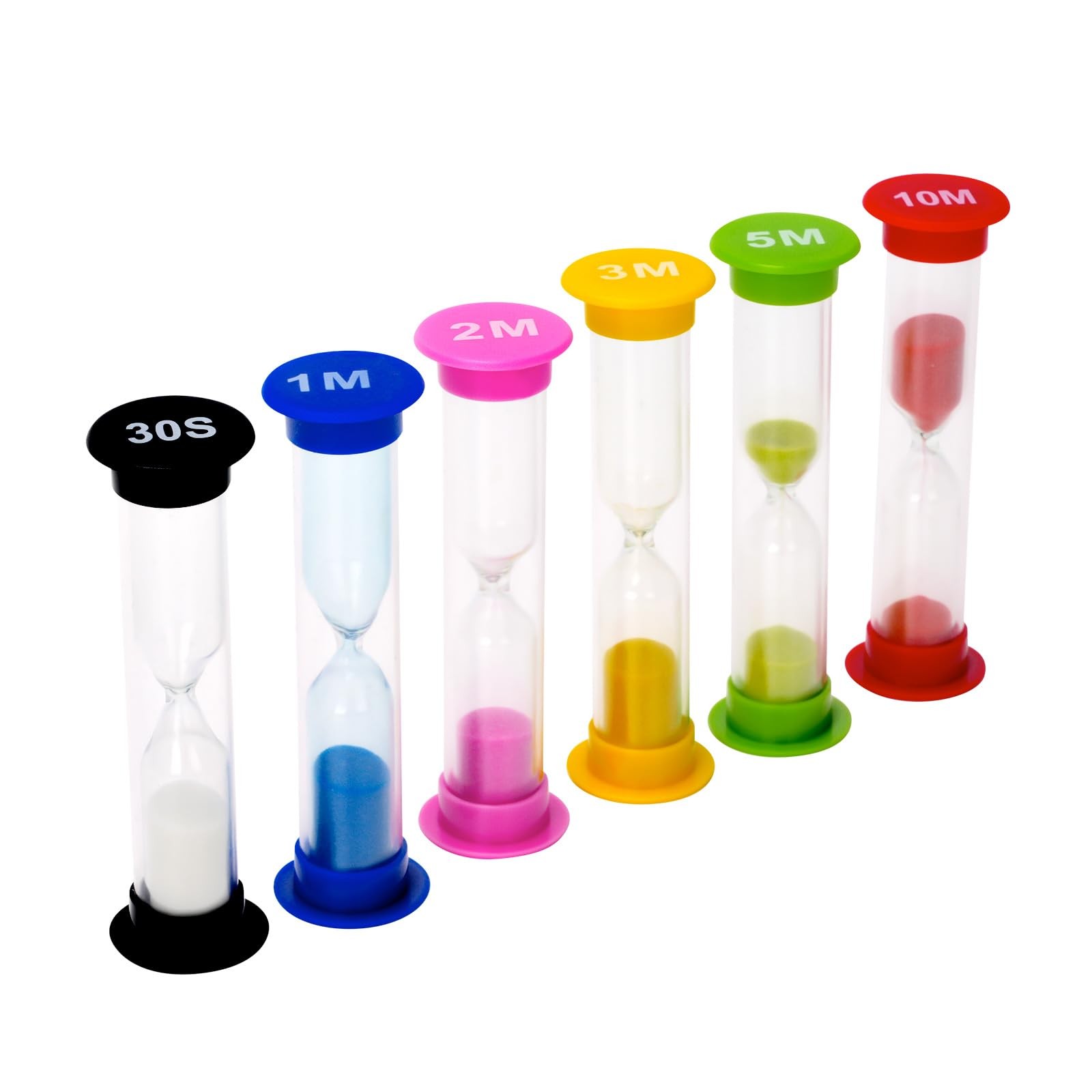 IMART Plastic Sand Timer Sandglass Hourglass Sand Clock Timer 30 sec, 1 min, ...