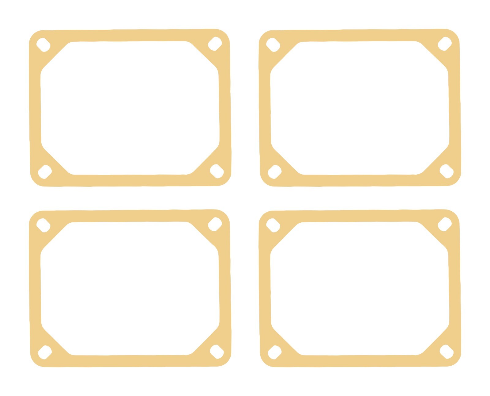 4 pack USA Made Rocker Valve Cover Gasket Fits Briggs Stratton 690971, 273486