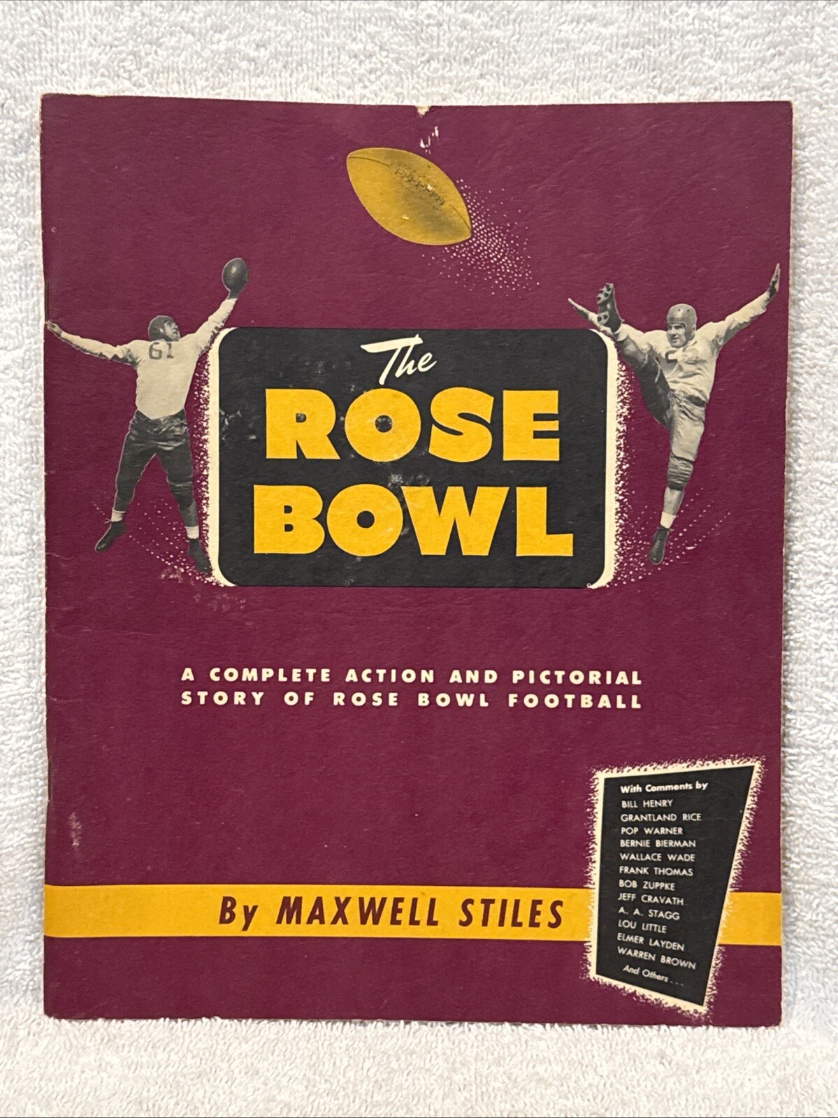 RARE 1902-1945 The Rose Bowl Pictorial, Minnesota Gophers, Bernie Bierman, NICE!