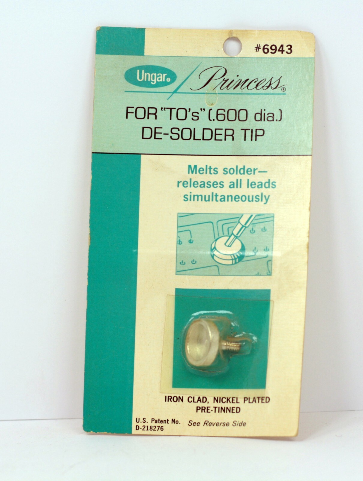 One (1) Pack NOS in Original Packaging Ungar Princess 6943 De-Solder Tip