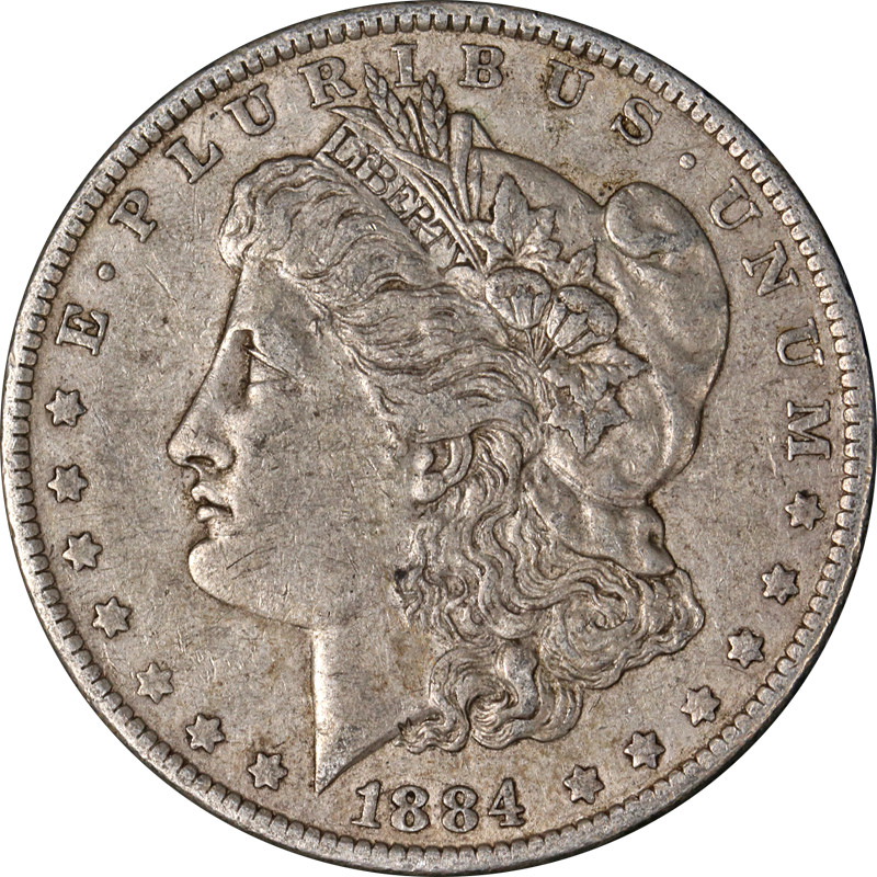 1884-O Morgan Silver Dollar Nicely Circulated - Great Set Builder - STOCK