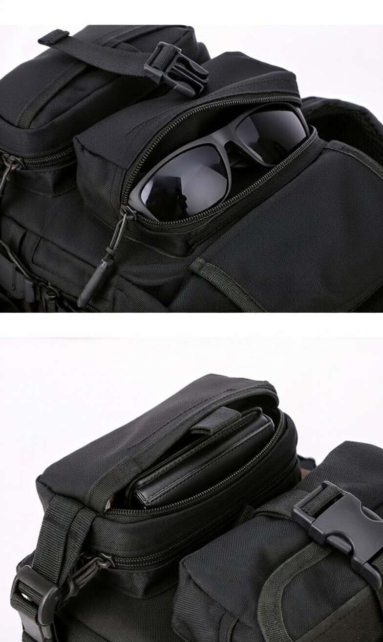 Protector Plus Tactical Sling Bag – Black Multi-Function Chest Pack