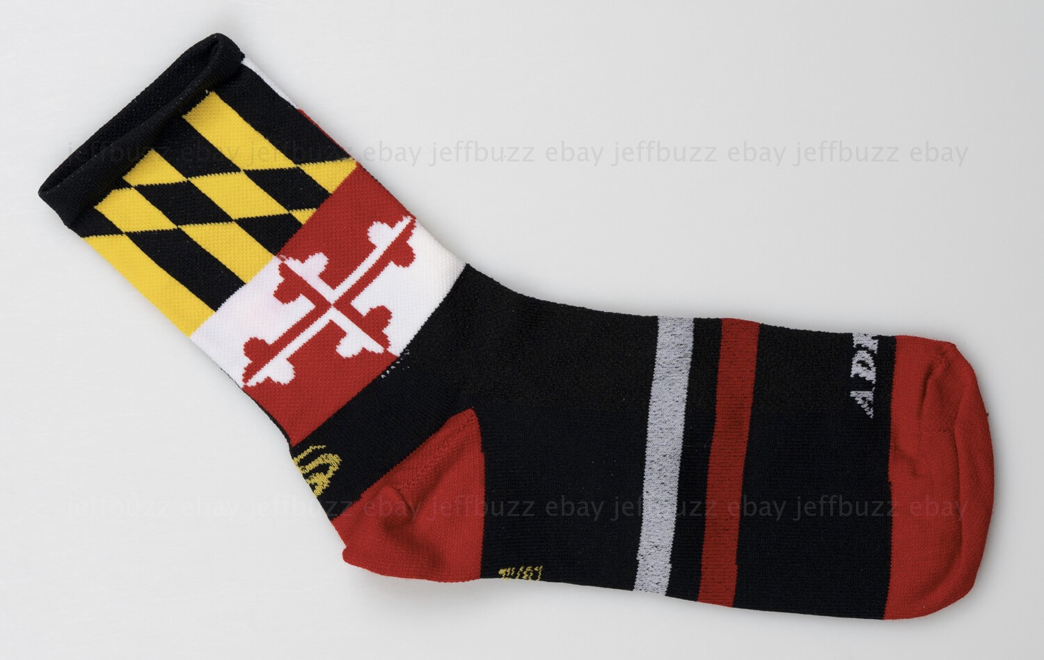 University of Maryland College Cycling Socks L-XL 10-13