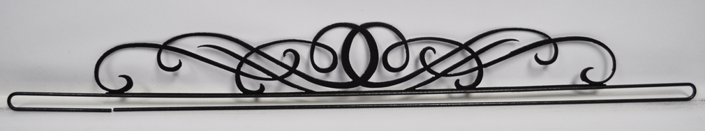 36 Inch Windy Scroll Wire Split Bottom Charcoal Craft Holder