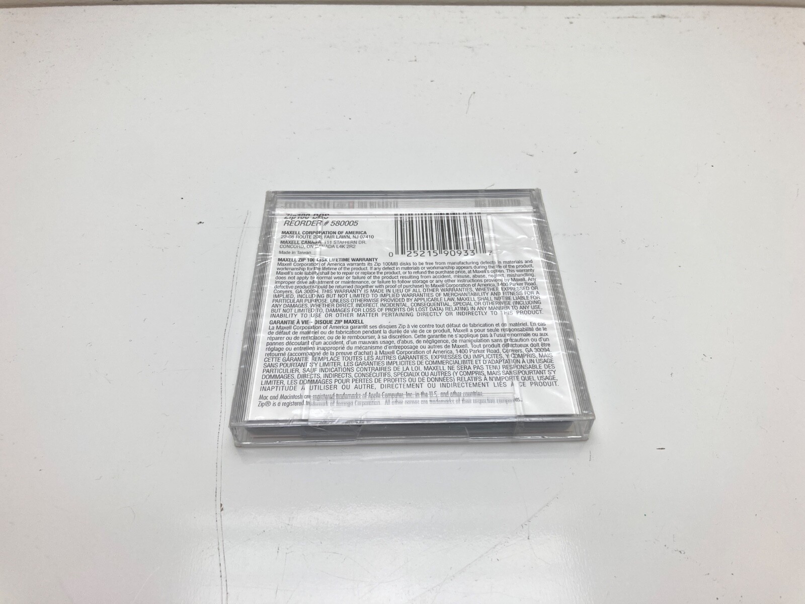 Maxell Zip Disk 100MB Storage (x2) - SEALED NEW