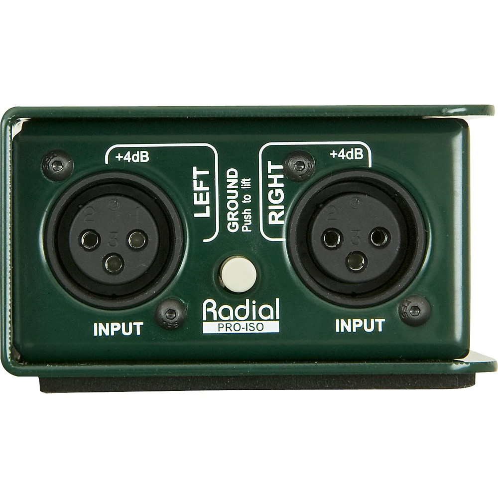 Radial Engineering PRO ISO Stereo Line Isolator +4dB/-10dB / Radial Transformer