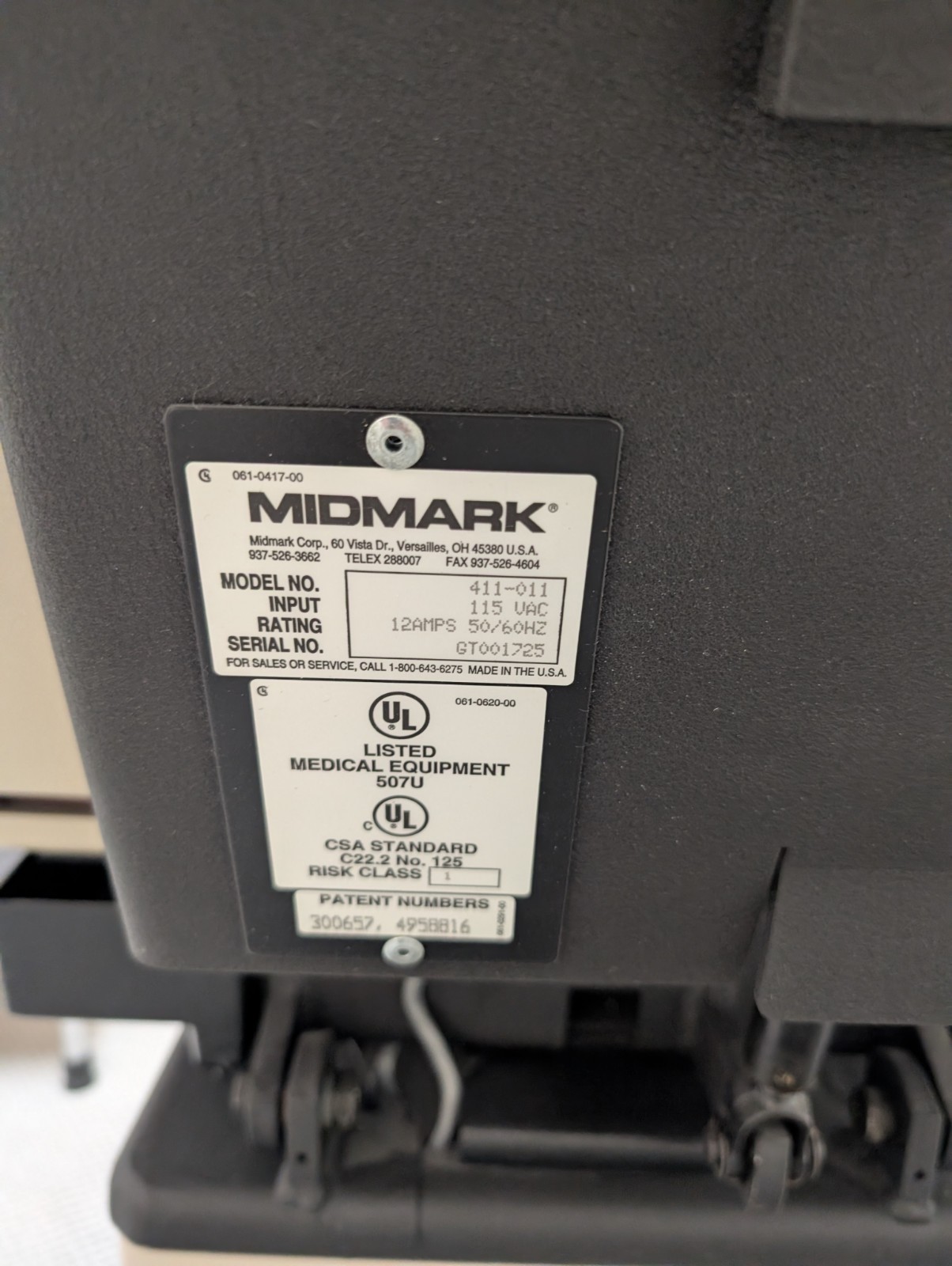 Midmark 411-011 Programable Exam Chair Table Procedure Surgeon Operation
