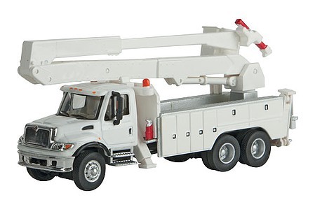 Walthers SceneMaster 949-11753 HO Int'l 7600 Utility Truck Lift White