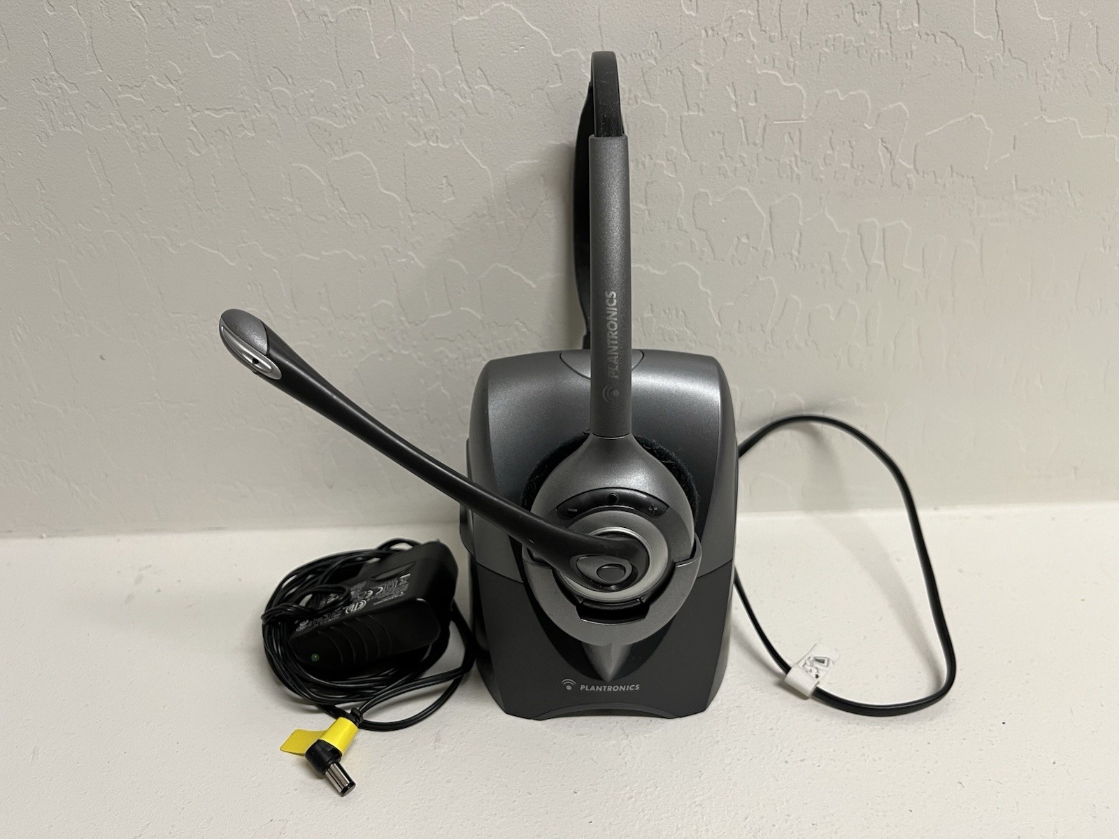 Plantronics Base Unit CS351 CS351N Supra Plus with Headset Works Great