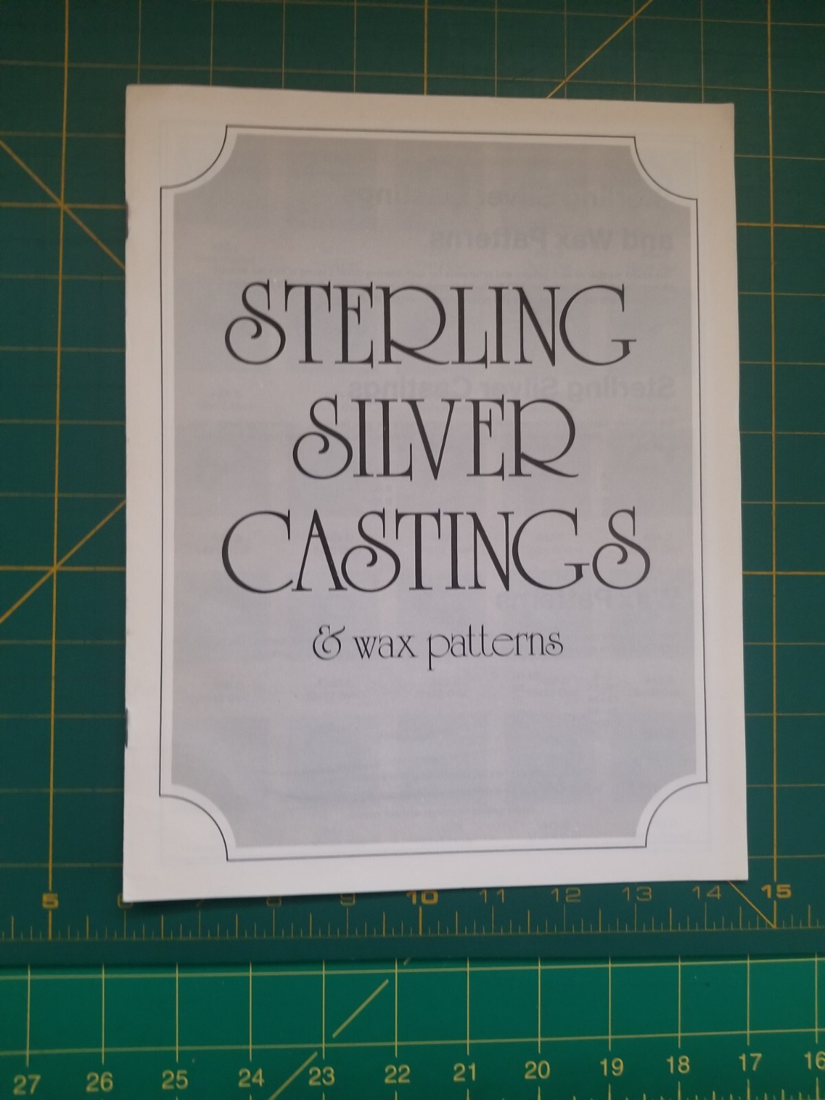 Sterling Silver Castings & wax patterns