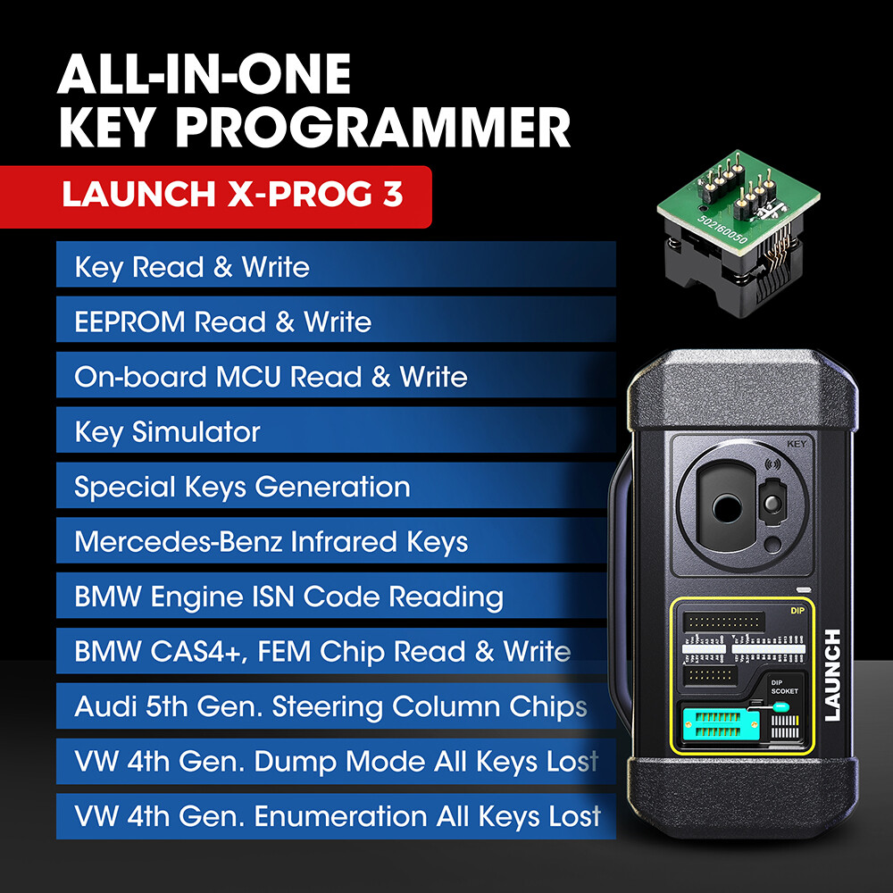 Launch X-Prog 3 Advanced Immobilizer & Key Programmer for X431 V PRO 5 PAD V VII