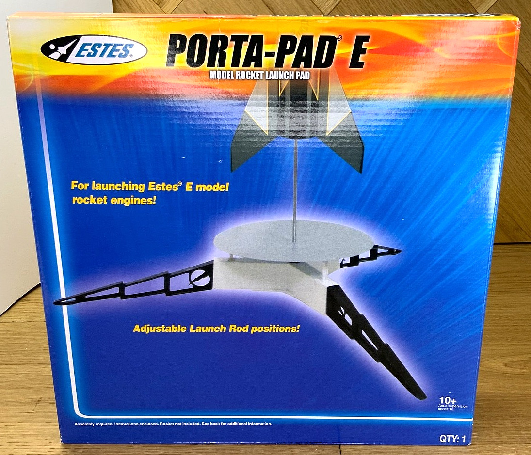 Estes Porta-Pad E Model Rocket Launch Pad 2238 for E-Class Engines Sealed Box