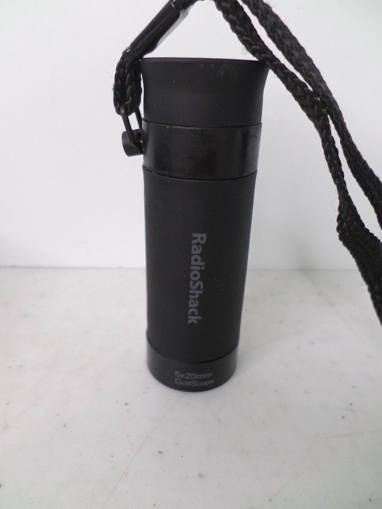 VINTAGE RADIO SHACK GOLFSCOPE RANGEFINDER MONOCULAR 5x20mm w/ CASE INSTRUCTIONS