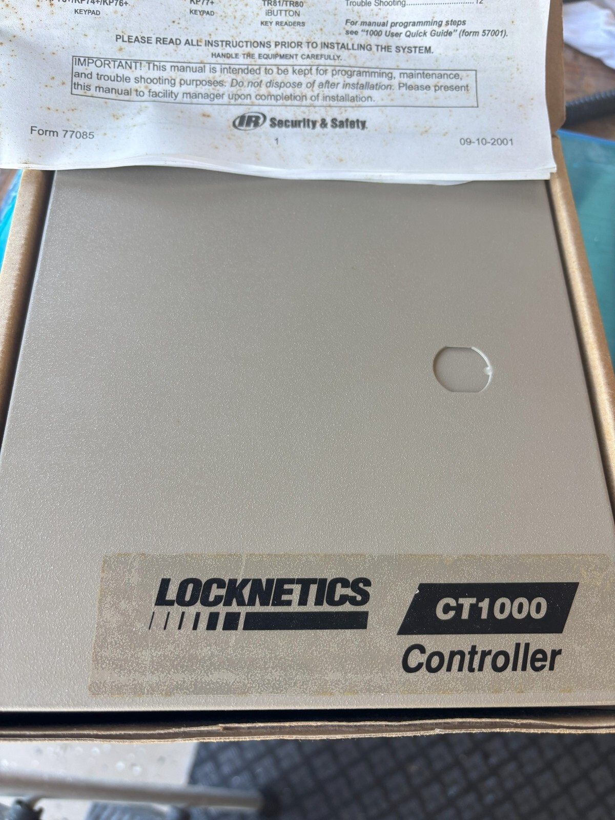 Locknetics CT1000 Offline Hardwire Door Controller and Free card Reader CR90