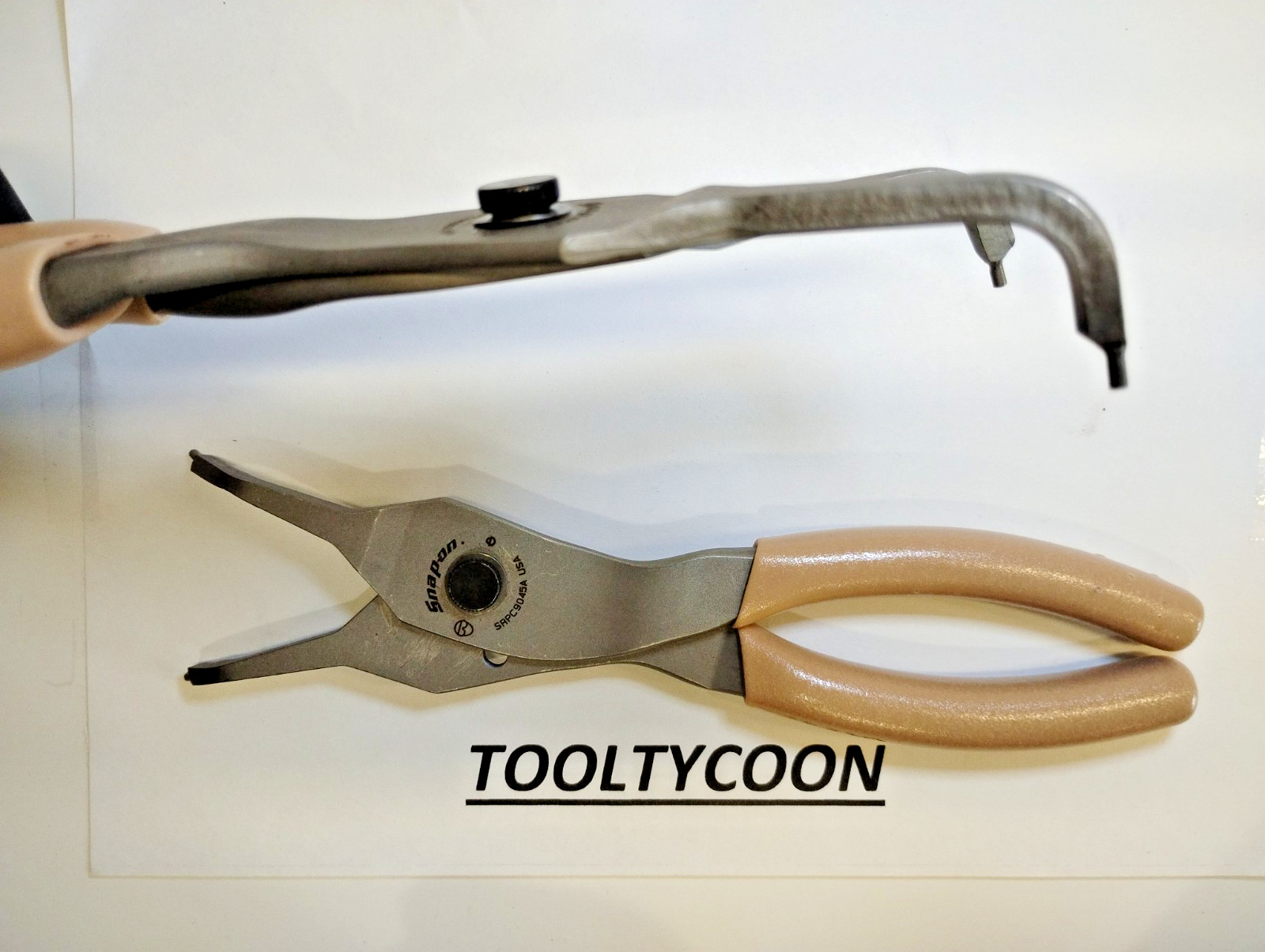 Snap-On Tools USA NEW 2pc Custom Snap Ring Plier Set SRPC9045ACT SRPC9090ACT